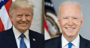 Imagen de los dos candidatos a presidentes de EE. UU.